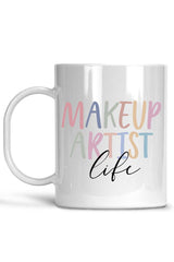 Makeup Artist Life-Pastel Letters-Makeup Mug
