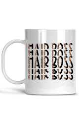 Hair Boss-Half Black Leopard-Hair Mug