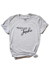 Women's Grey Balayage Junkie T-Shirt
