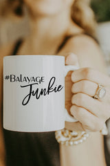White Balayage Junkie Mug