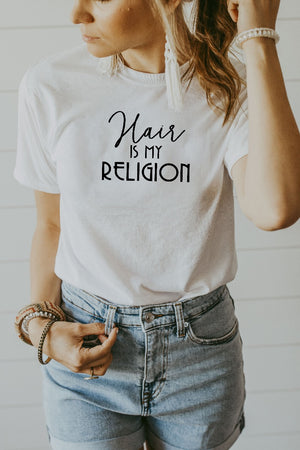 Women's White Hair Is My Religion Shirt