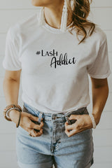 Women's White Lash Addict Shirt
