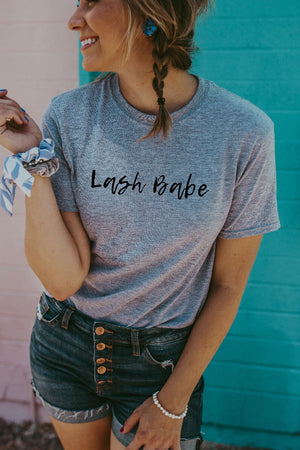 Women's Grey Lash Babe Shirt