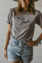 Women's Grey Lash Junkie Shirt