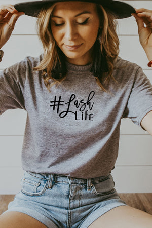 Women's Grey Lash Life Shirt