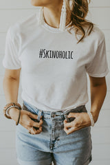 Women's White Skinoholic Shirt