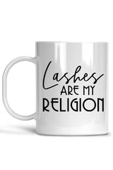 Lashes Are My Religion Mug