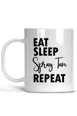 Eat Sleep Spray Tan Repeat Mug